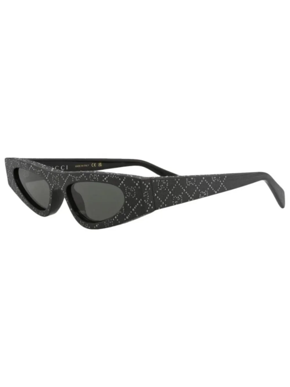 New Gucci Womens Cat Eye Black Black Grey Fashion Designer Sunglasses